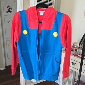 Mario Bros Zippered Sweater Hoodie from Universal Studios Nintendo World